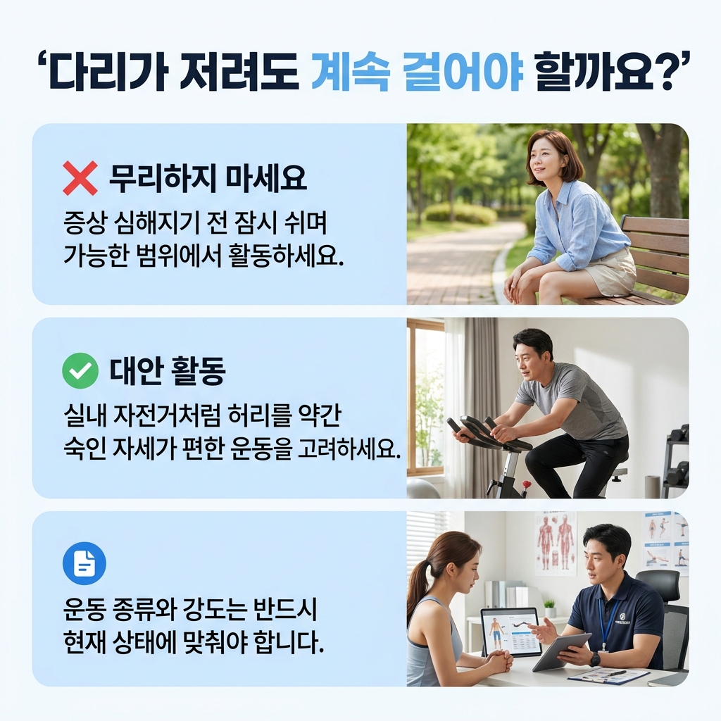 무릎 부종 생활 관리와 주의사항